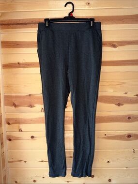 a new day Black Knit Pull-On Pants w/ Pockets & Zipper Ankle